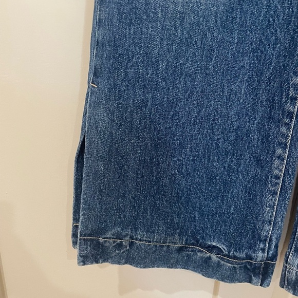 7 For All Mankind Cropped Jo with Side Slit Wide Leg Jeans 27 - Picture 6 of 12